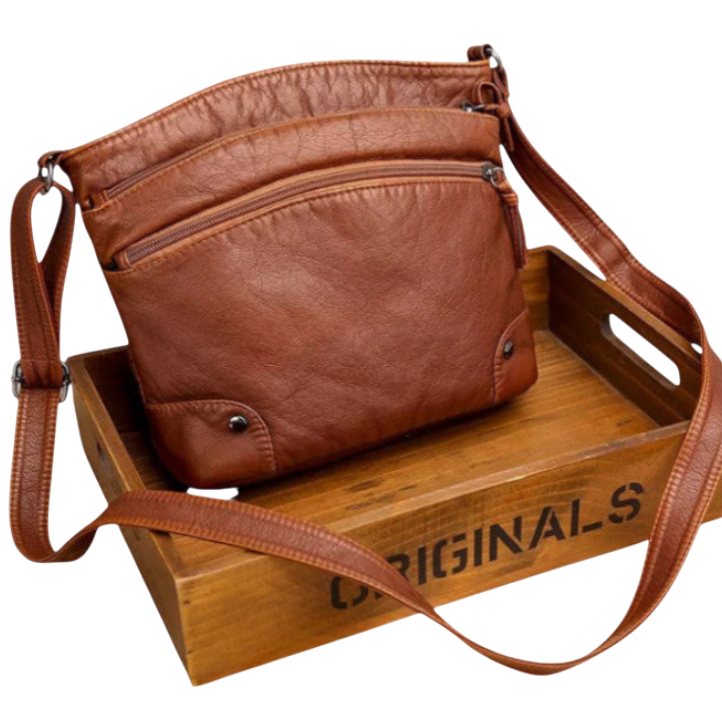 Marion - Stylish Women's Leather Shoulder Bag with Multiple Pockets