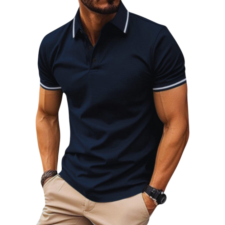 Miles - Men's Sporty Leisure Polo for Casual Style and Comfort