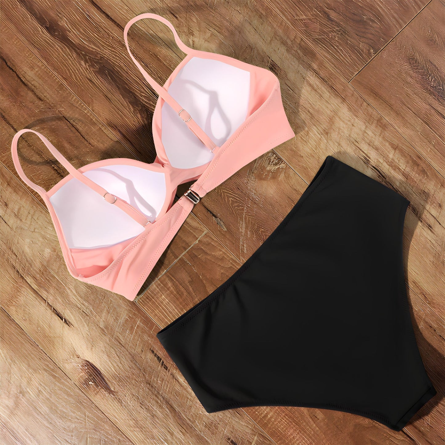 Geraldine - Elegant Women's Bikini Set with High-Waisted Bottoms