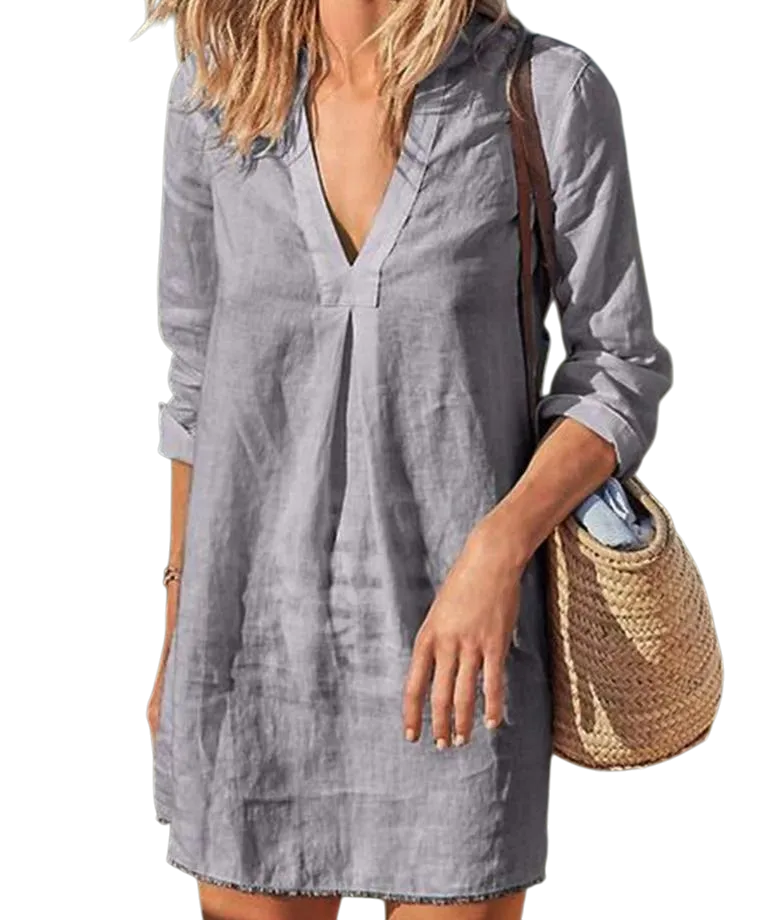 Leonie - Stylish Women's Vintage Mini Dress for Summer Adventures