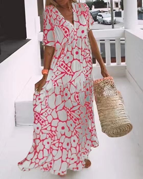 Hailey - Elegant Floral Dress for Women Perfect for Summer Days