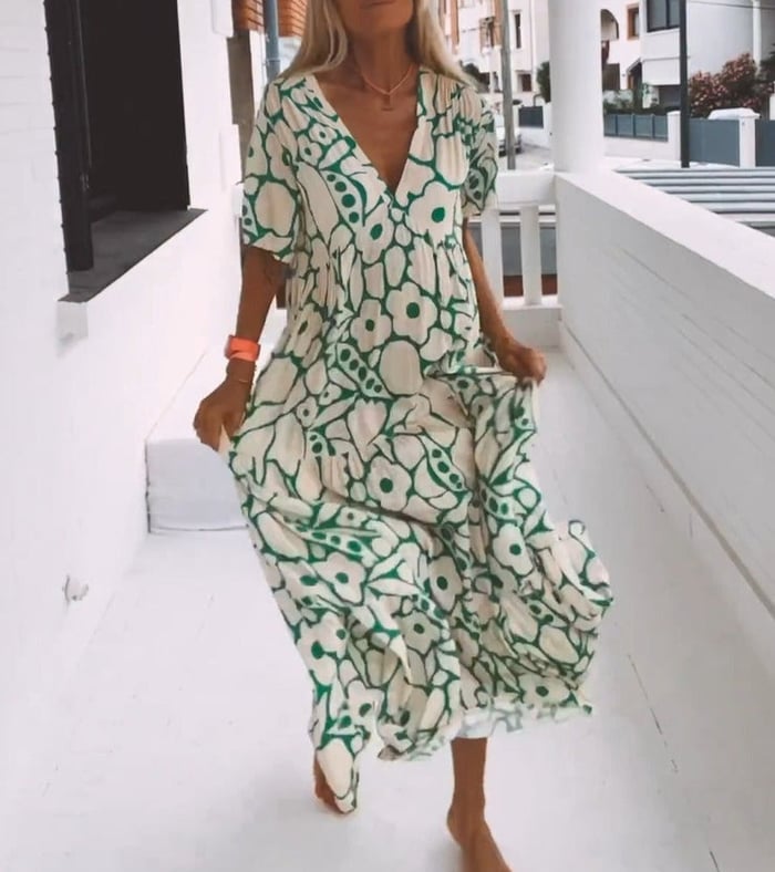 Hailey - Elegant Floral Dress for Women Perfect for Summer Days