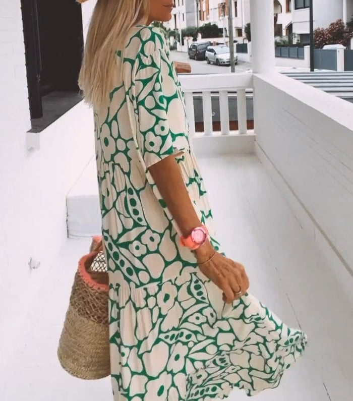 Hailey - Elegant Floral Dress for Women Perfect for Summer Days