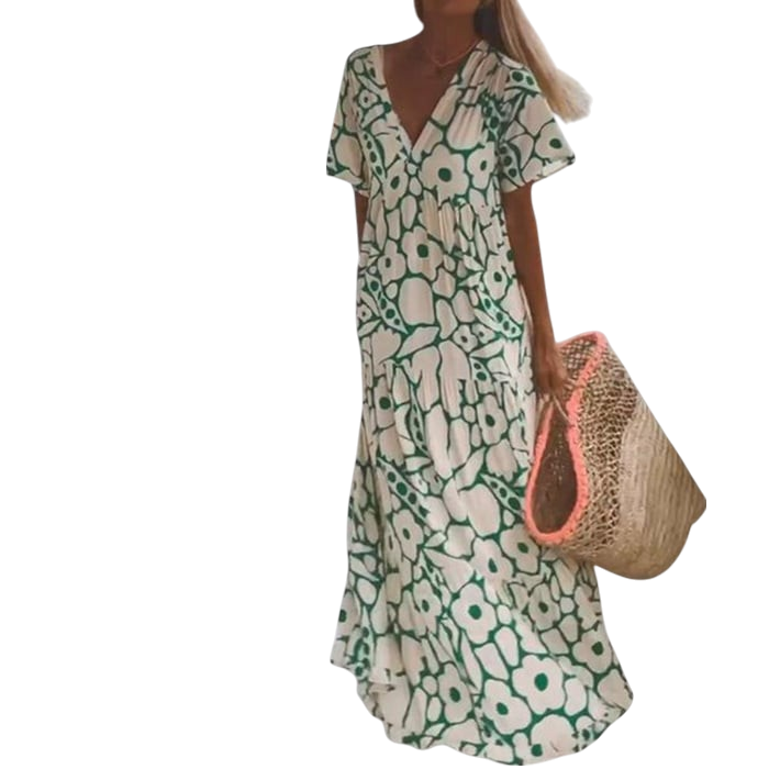 Hailey - Elegant Floral Dress for Women Perfect for Summer Days