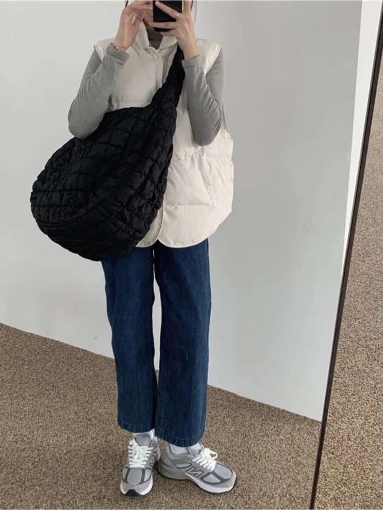 Asphodel - Stylish Down Shoulder Bag for Effortless Travel