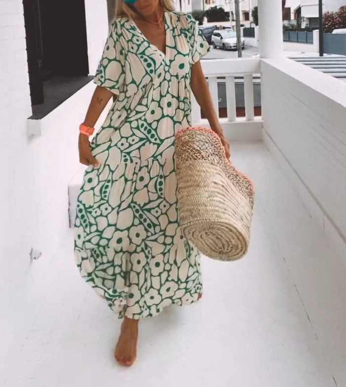 Hailey - Elegant Floral Dress for Women Perfect for Summer Days