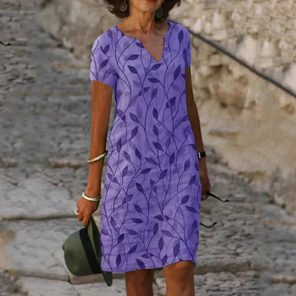 Kaela - Effortless Elegance Vacation Dress for Timeless Style