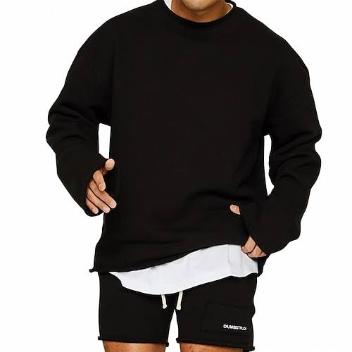 Carmelita - Comfortable Basic Sweatshirt for Men with Relaxed Fit