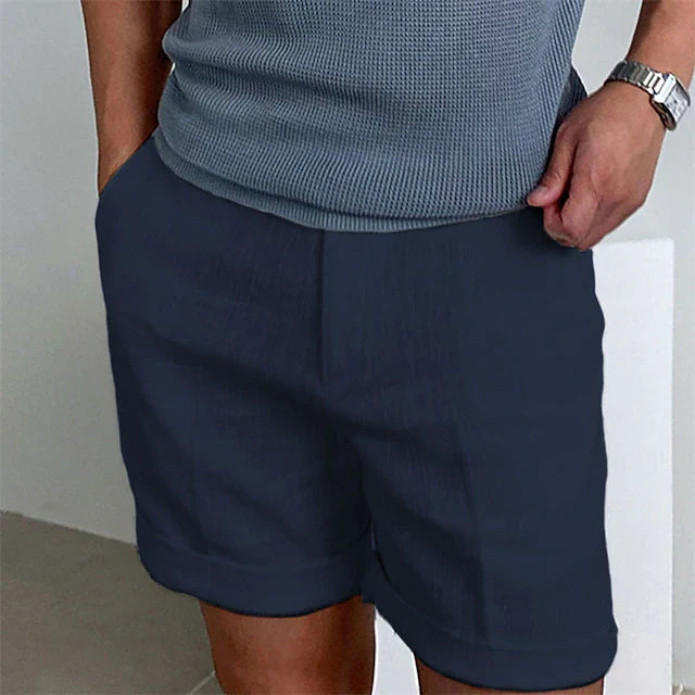 Amis - Relaxed Men's Linen Shorts for Summer Comfort