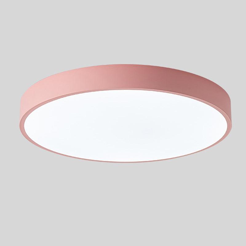 NestGLow - Modern Nordic Wooden Circular Ceiling Light for Elegant Interiors