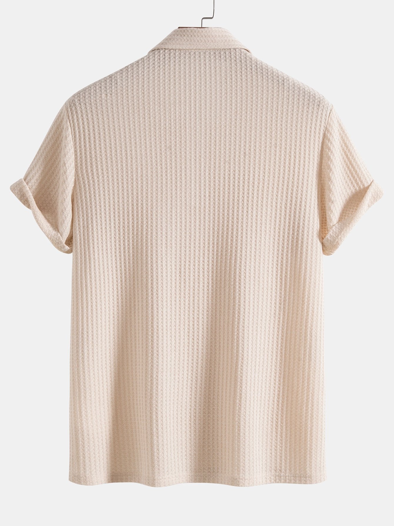 Finnian - Stylish Men's Polo Shirt with Waffle Knit Texture
