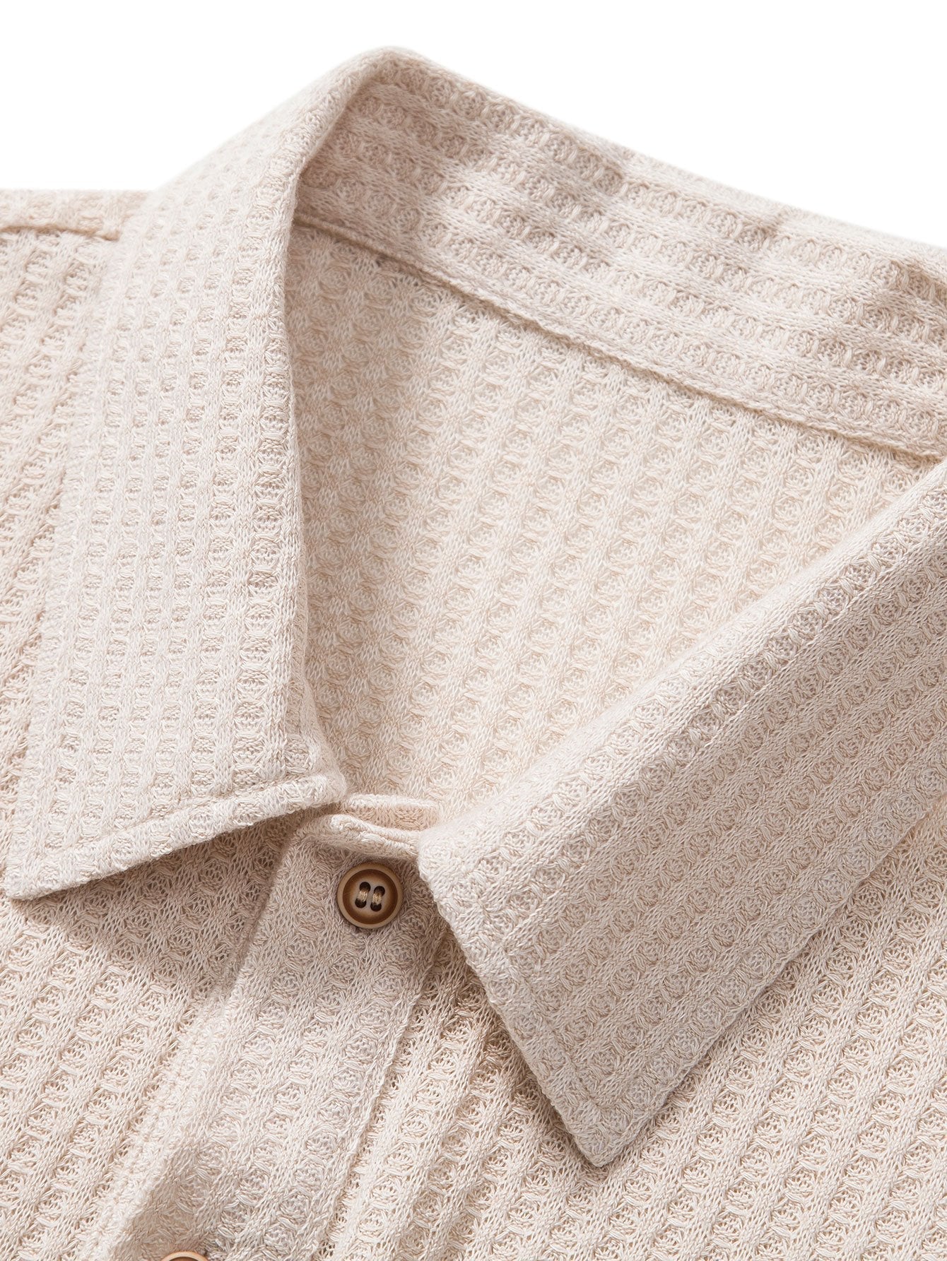 Finnian - Stylish Men's Polo Shirt with Waffle Knit Texture