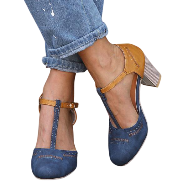 Kitty - Retro Women's High-Heeled Sandals with Arch Support