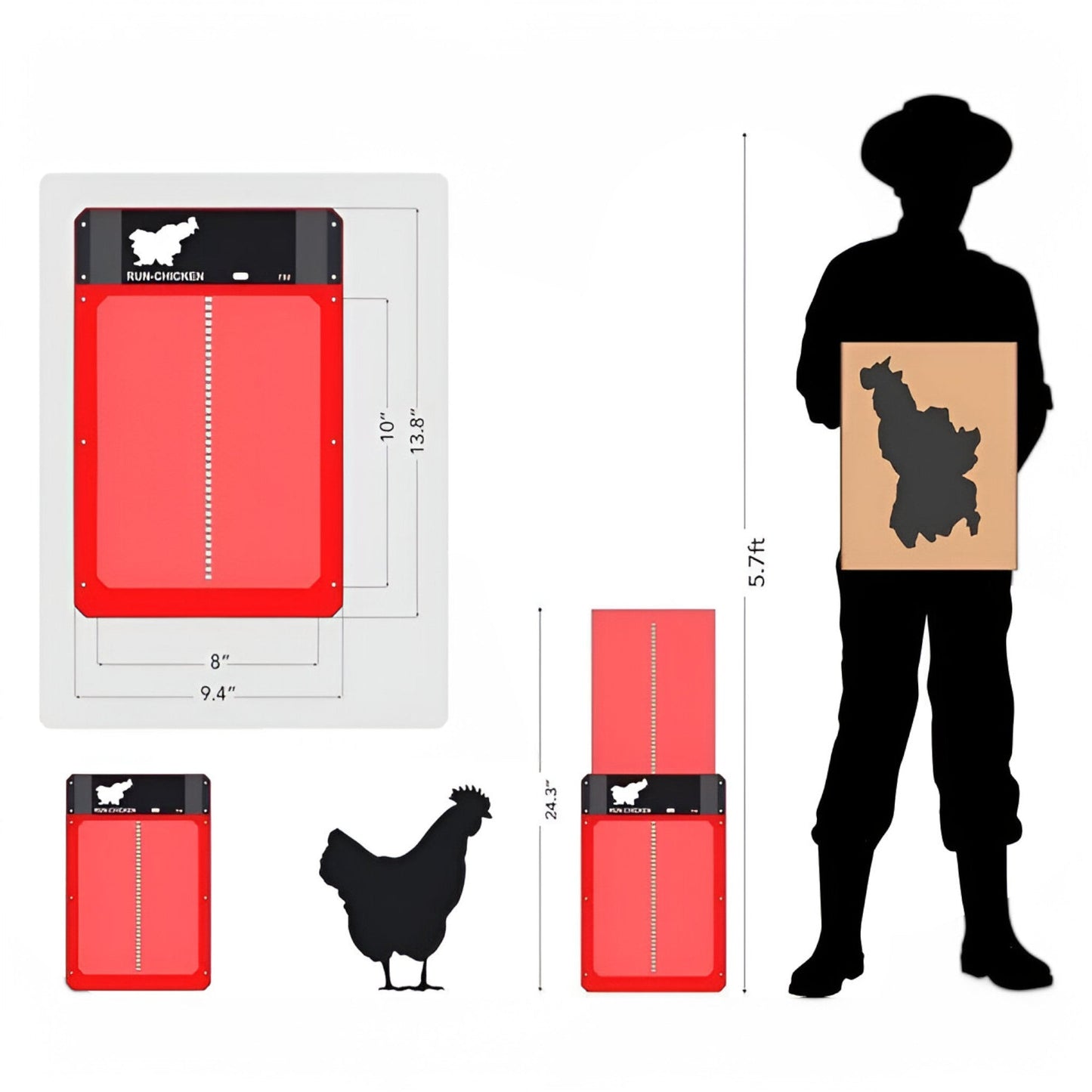 Ornora - Pluimvee Pro Automatic Chicken Door For Poultry House
