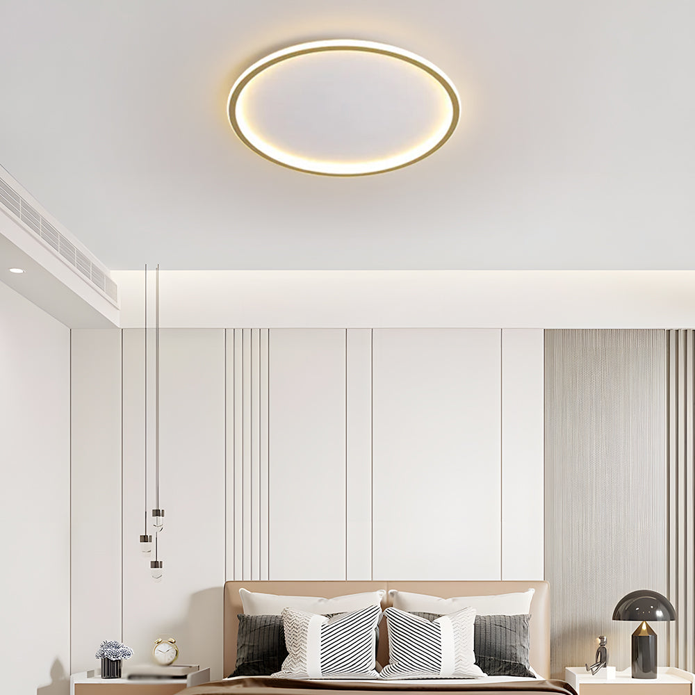 Porchlume - Modern Round LED Ceiling Light for Elegant Spaces