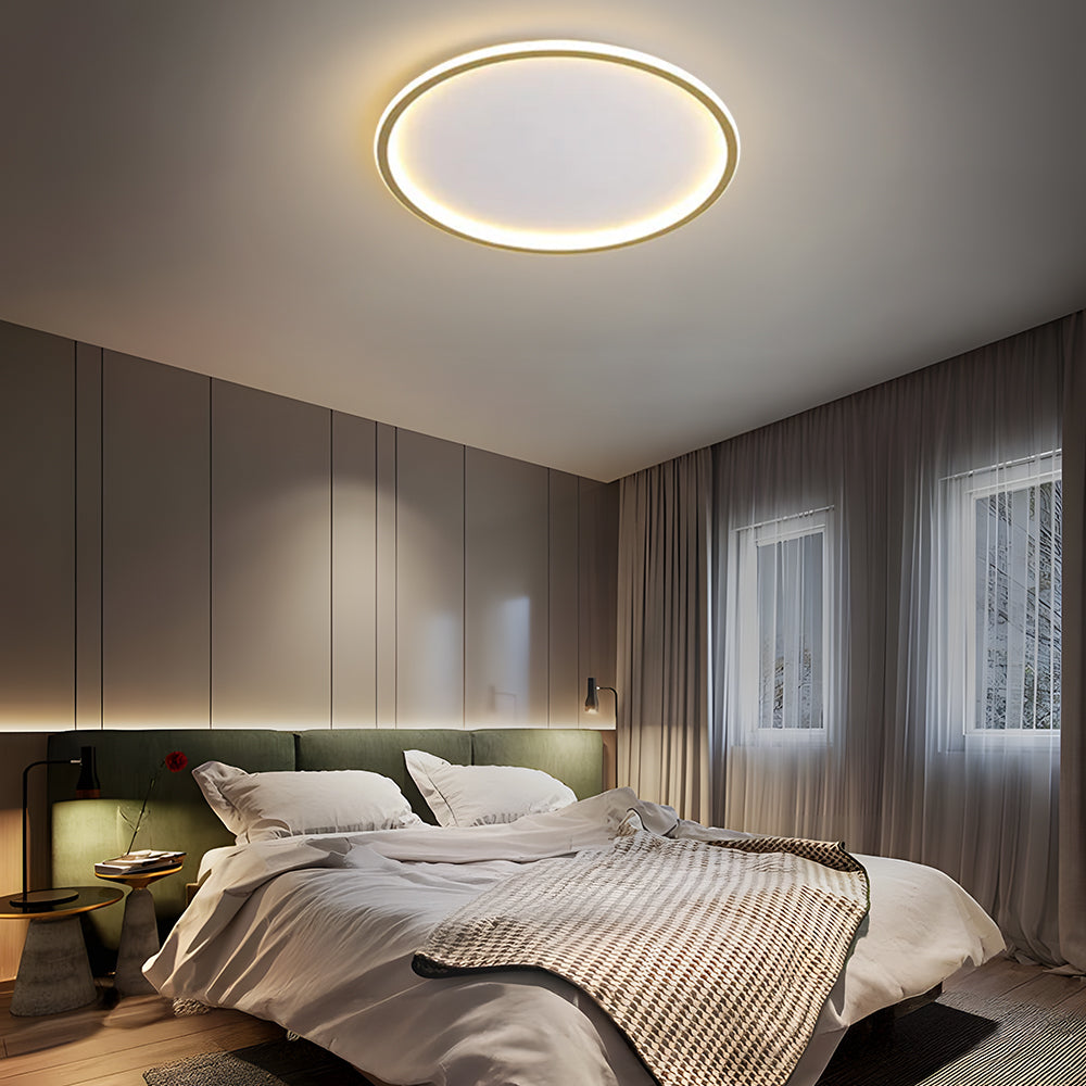 Porchlume - Modern Round LED Ceiling Light for Elegant Spaces