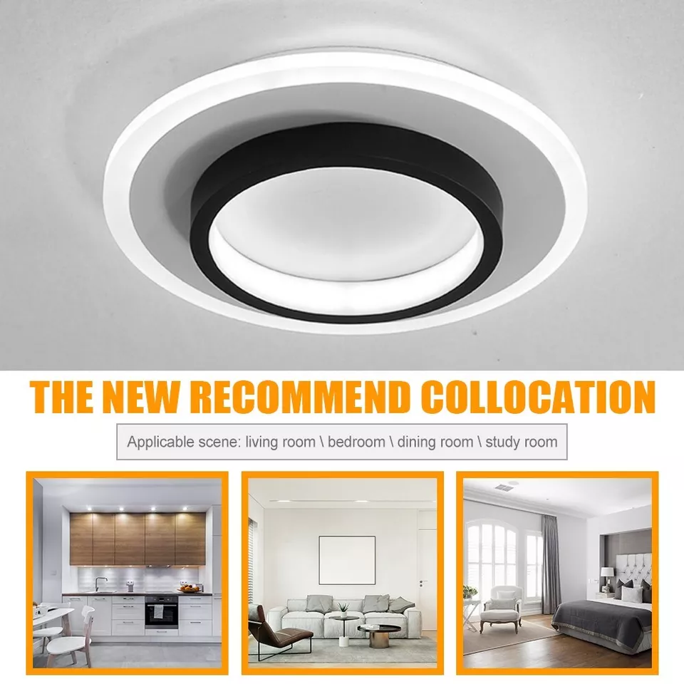 Terranova - Modern LED Ceiling Light Flush Mount Fixture Design