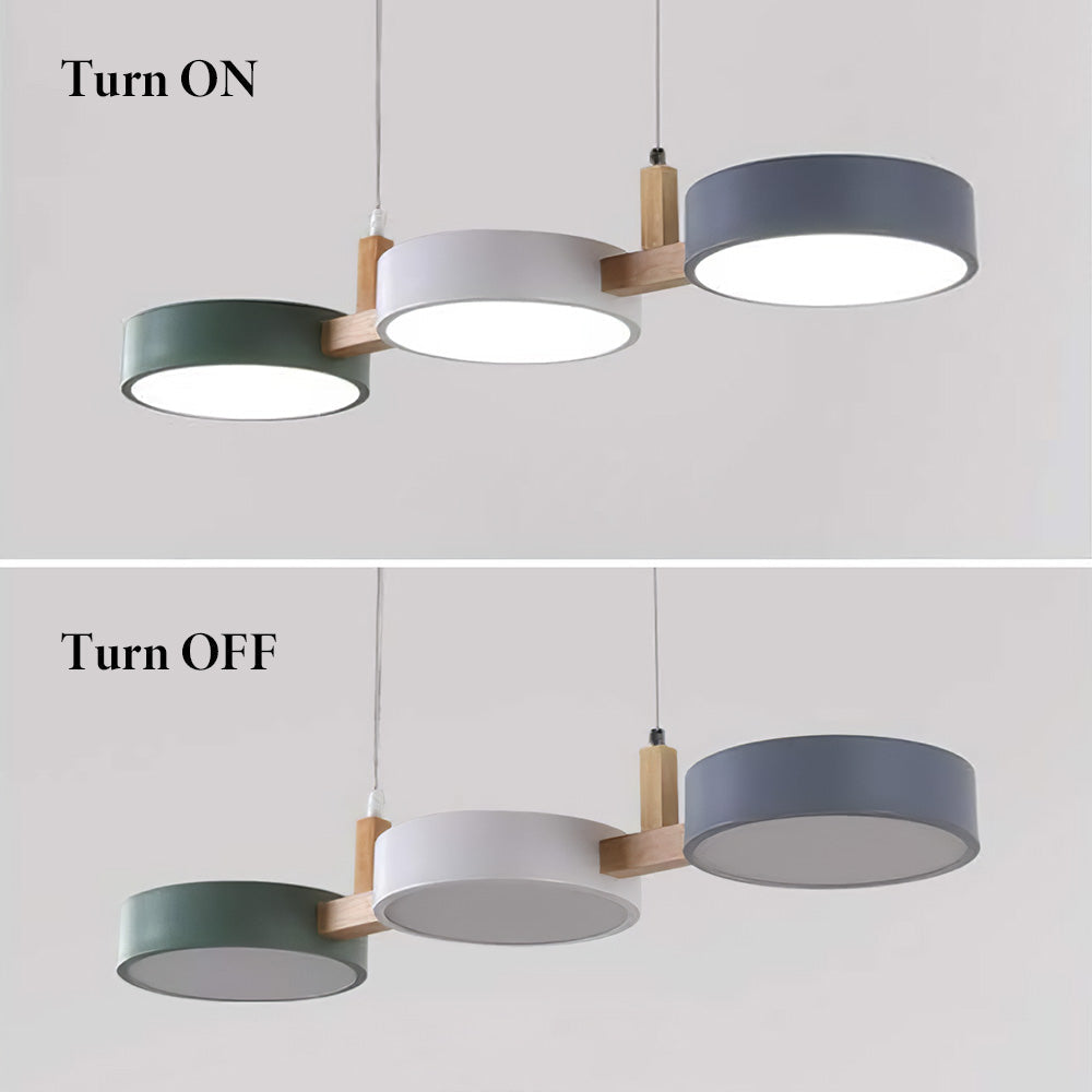 Evossa - Modern Metal Pendant Ceiling Light Fixture for Kitchen Decor