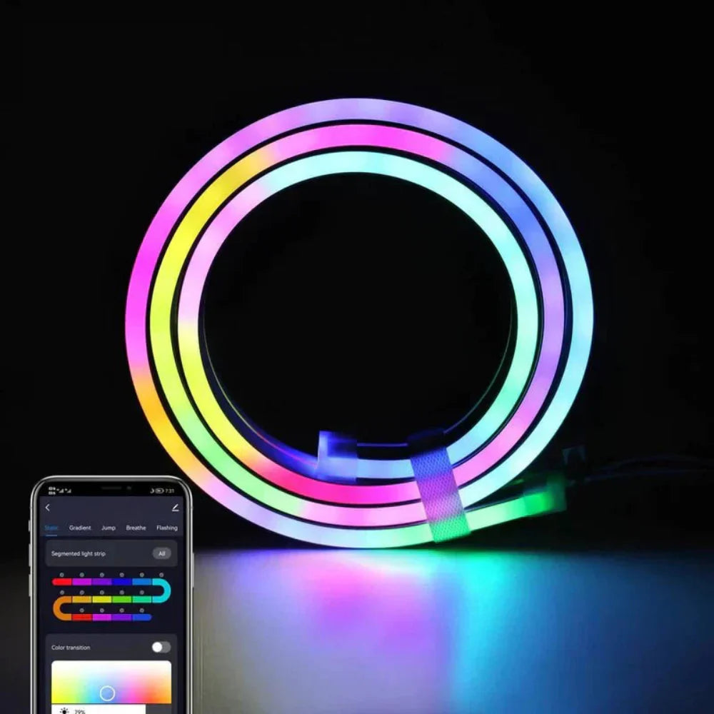 Roomora - App Controlled Neon Rope Lights With Customizable Color
