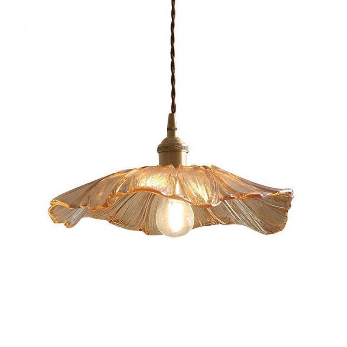 Floraya – Pendant Light with Floral Glass Shade