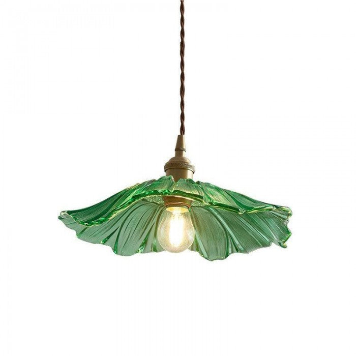 Floraya – Pendant Light with Floral Glass Shade
