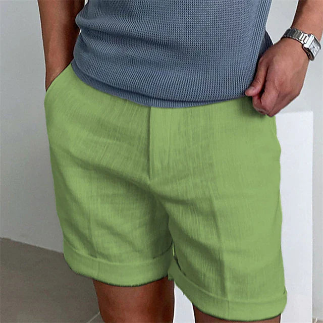 Amis - Relaxed Men's Linen Shorts for Summer Comfort