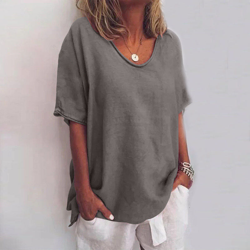 Marla - Casual and Comfortable V-neck Shirt for Women