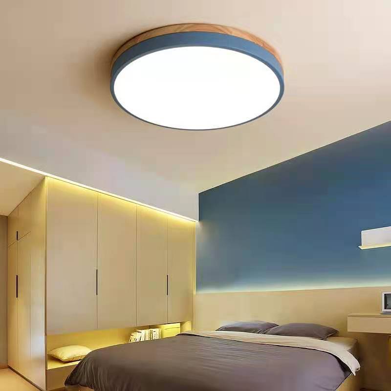 Clarova - Modern Wood LED Ceiling Light Flush Mount For Style