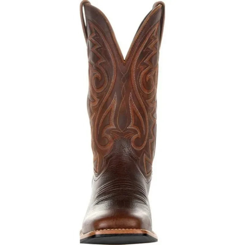 Tyler - Stylish Cowboy Leather Boots for Men
