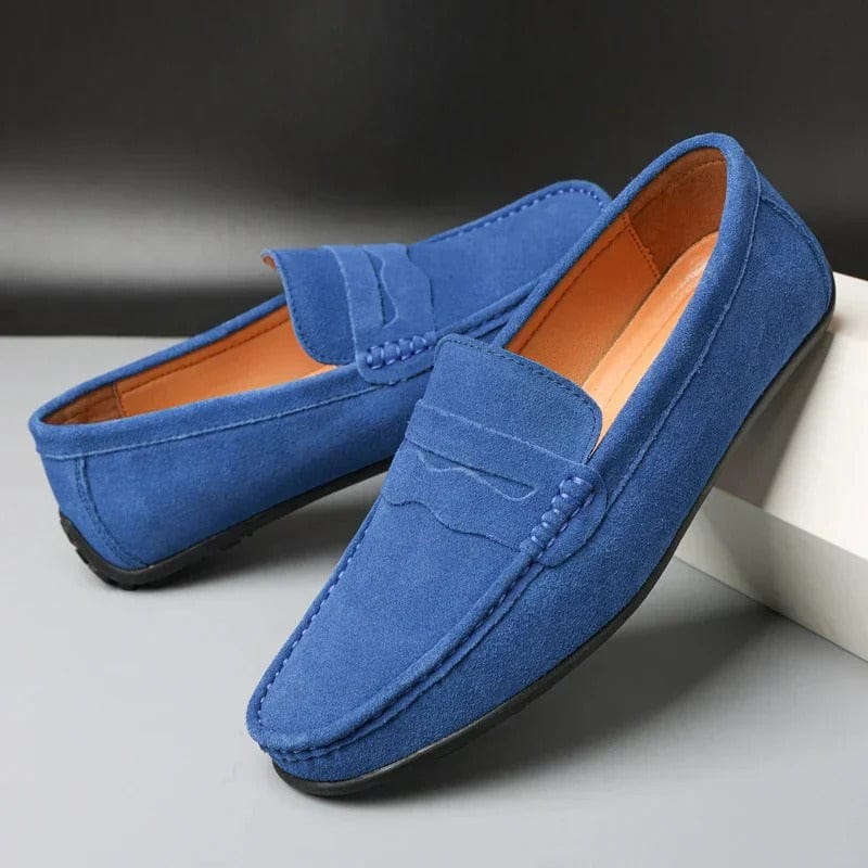 Austin - Elegant Suede Loafers with Padded Comfort and Sturdy Sole