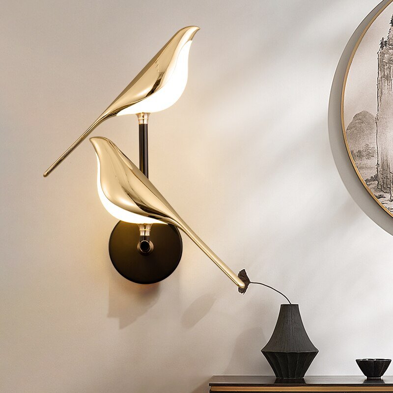 Glowith - MrBird Bird Wall Lamp Elegant Warm Light For Home Decor