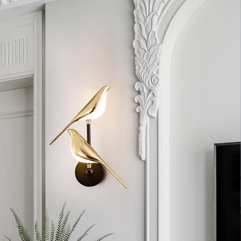 Glowith - MrBird Bird Wall Lamp Elegant Warm Light For Home Decor