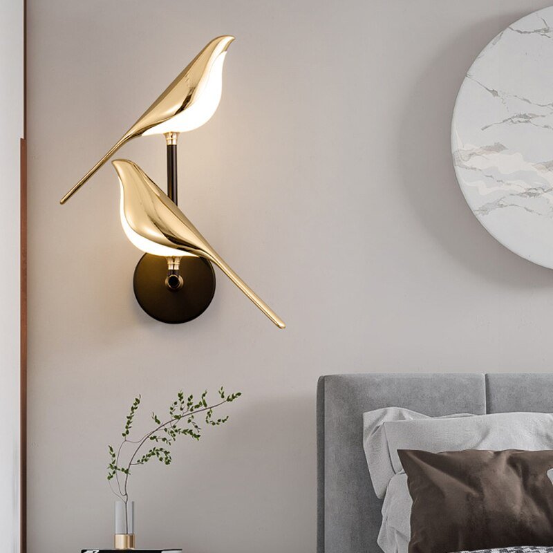 Glowith - MrBird Bird Wall Lamp Elegant Warm Light For Home Decor