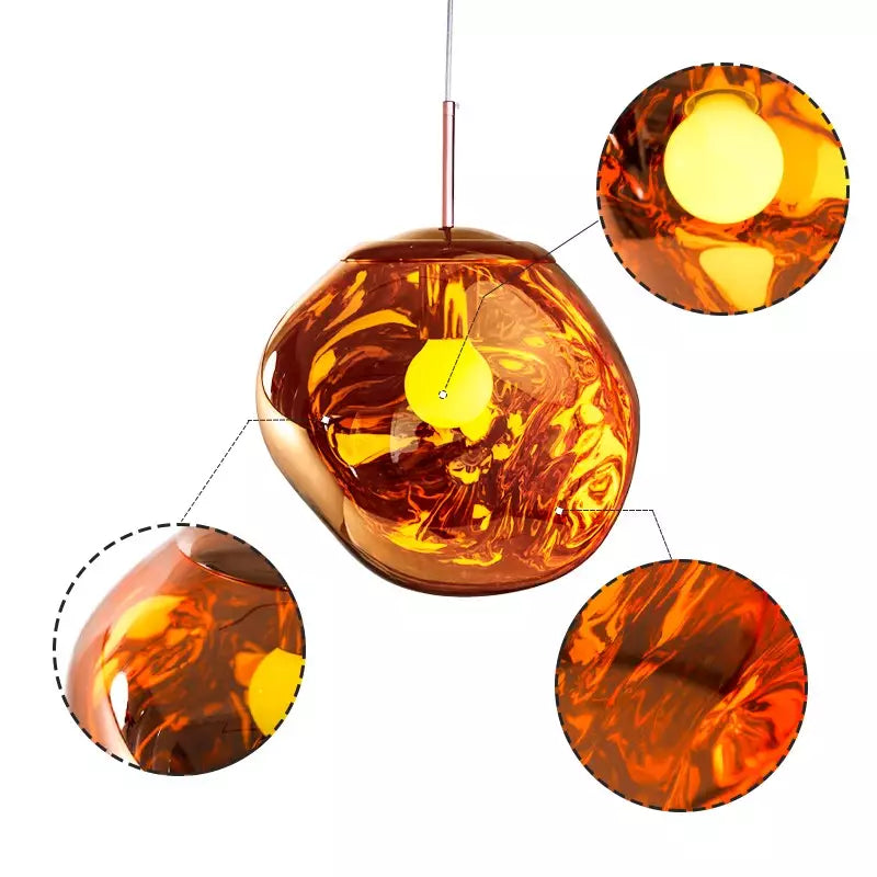 LumaDwell - Modern Melt Pendant Light for Stylish Home Decor