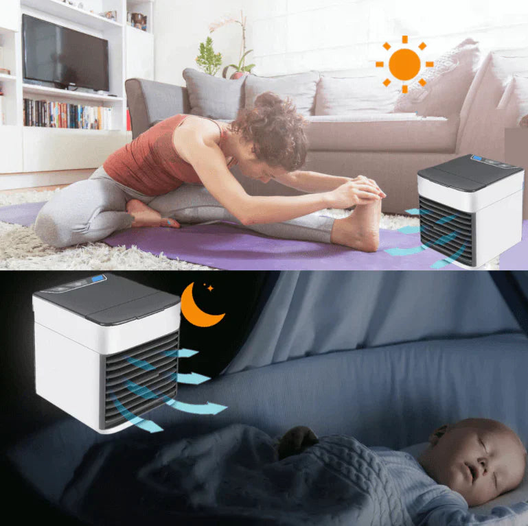 Ornora - Portable Mini Air Conditioner Cools Humidifies Purifies Air