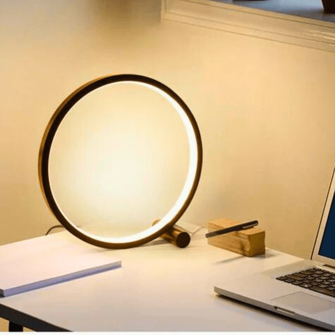 WoodaGlow - Stylish Bandlight Circular Lamp for Modern Home Decor