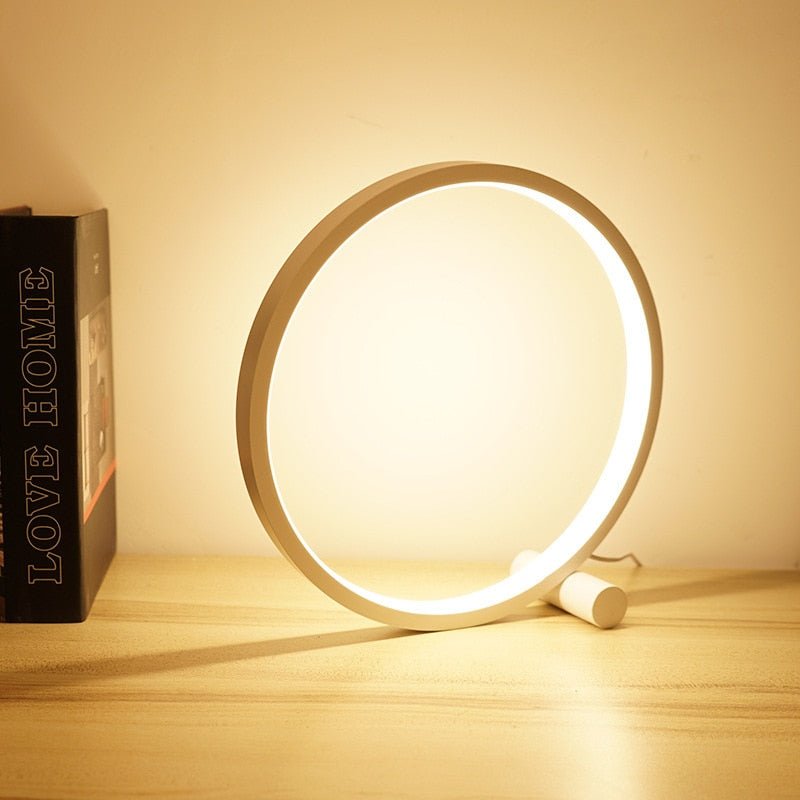 WoodaGlow - Stylish Bandlight Circular Lamp for Modern Home Decor