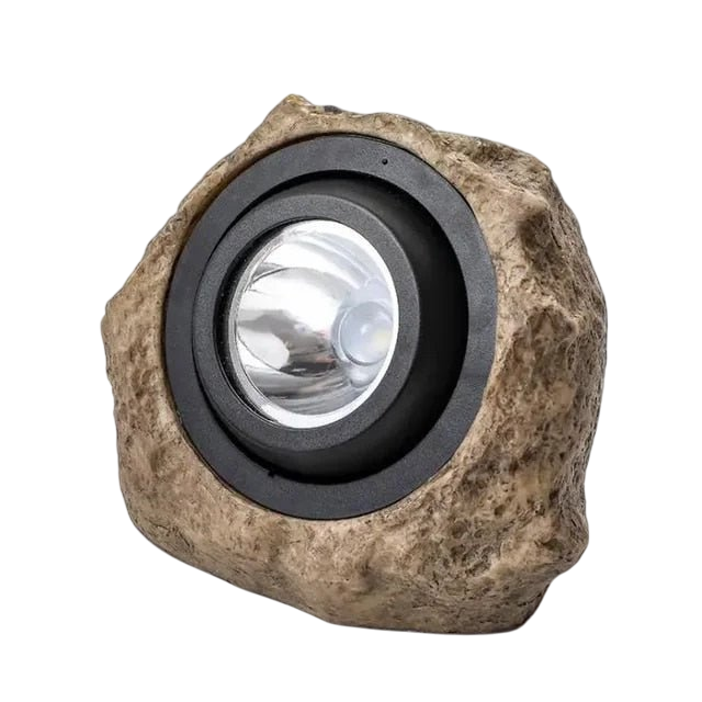NebulaLite - Stylish Solar LED Garden Lamp with Stone Design