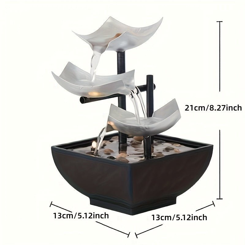 Raylux- Elegant Fountain Lamp for Relaxing Atmosphere and Stylish Decor