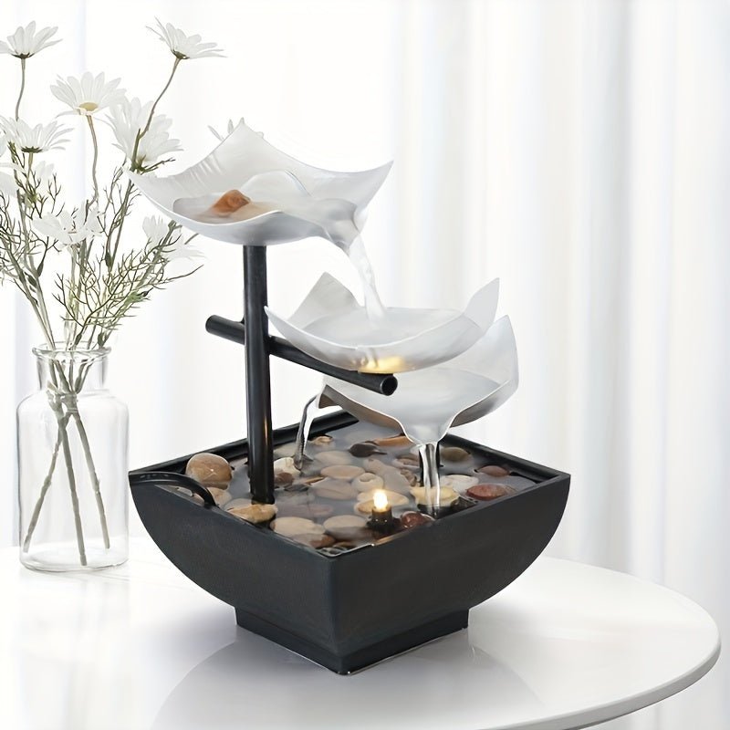 Raylux- Elegant Fountain Lamp for Relaxing Atmosphere and Stylish Decor