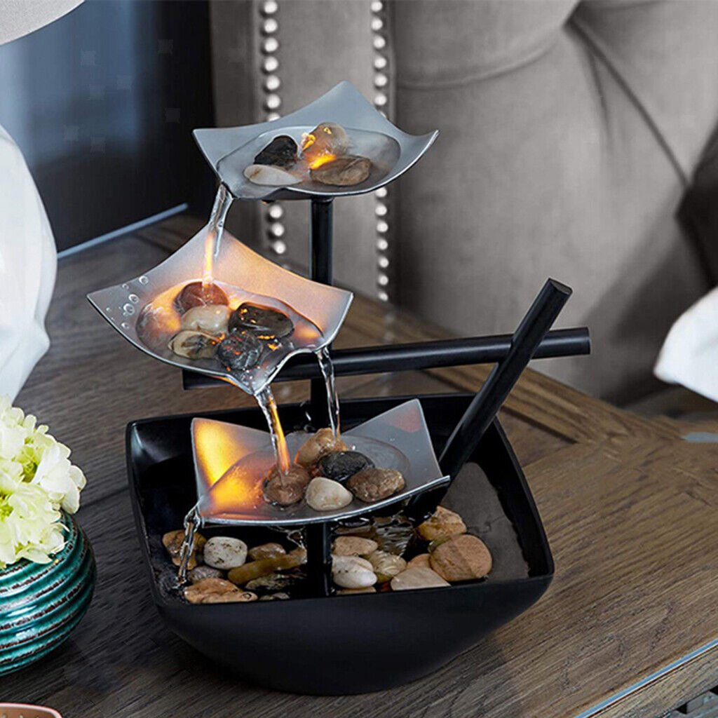 Raylux- Elegant Fountain Lamp for Relaxing Atmosphere and Stylish Decor