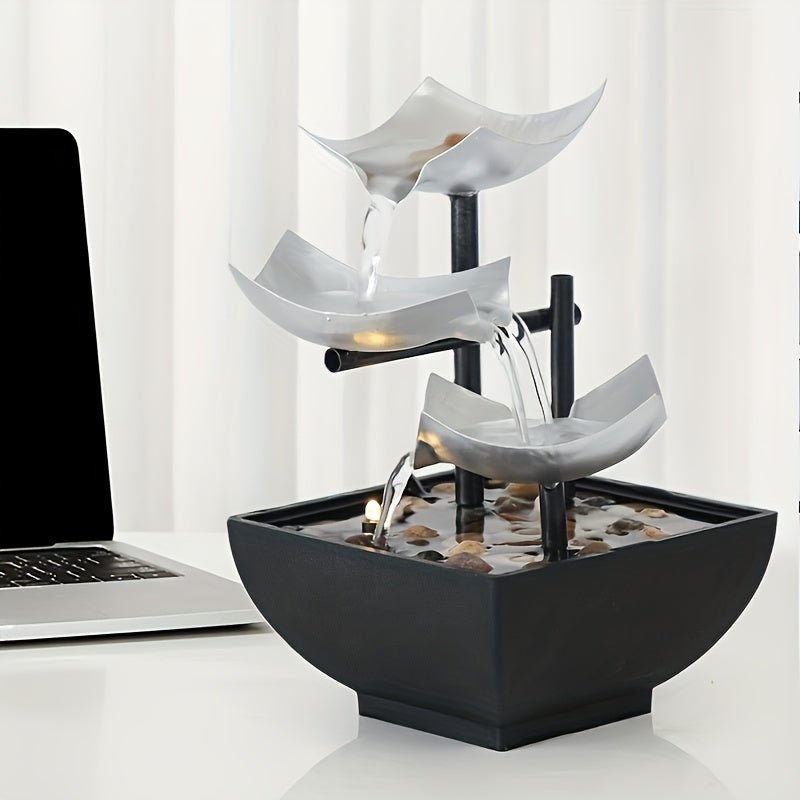 Raylux- Elegant Fountain Lamp for Relaxing Atmosphere and Stylish Decor