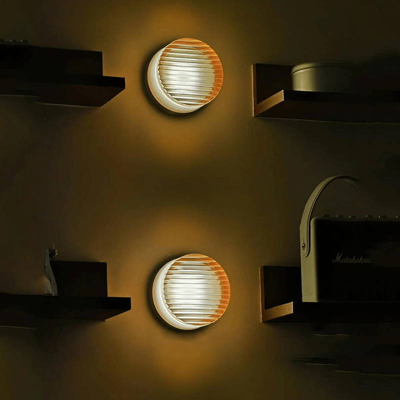 TwinkleTide - Elegant Modern Round Wall Light for Atmospheric Lighting