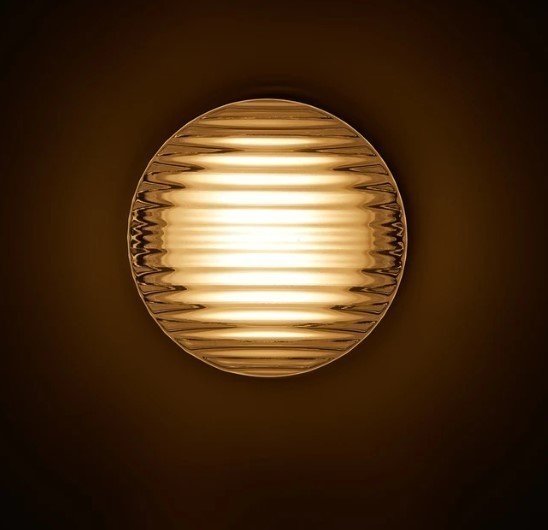 TwinkleTide - Elegant Modern Round Wall Light for Atmospheric Lighting