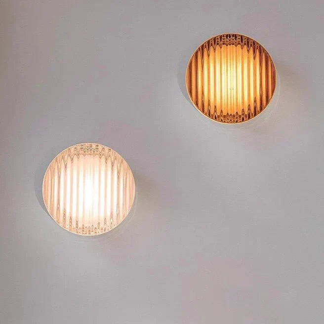 TwinkleTide - Elegant Modern Round Wall Light for Atmospheric Lighting