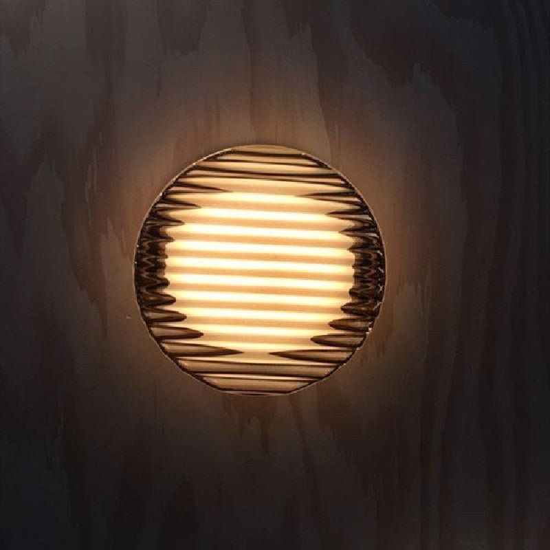 TwinkleTide - Elegant Modern Round Wall Light for Atmospheric Lighting