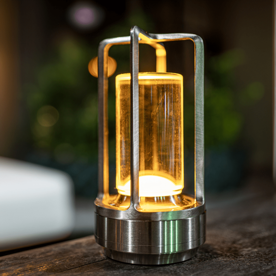 ShineCrate - Elegant Crystal Lantern for Cozy Illumination