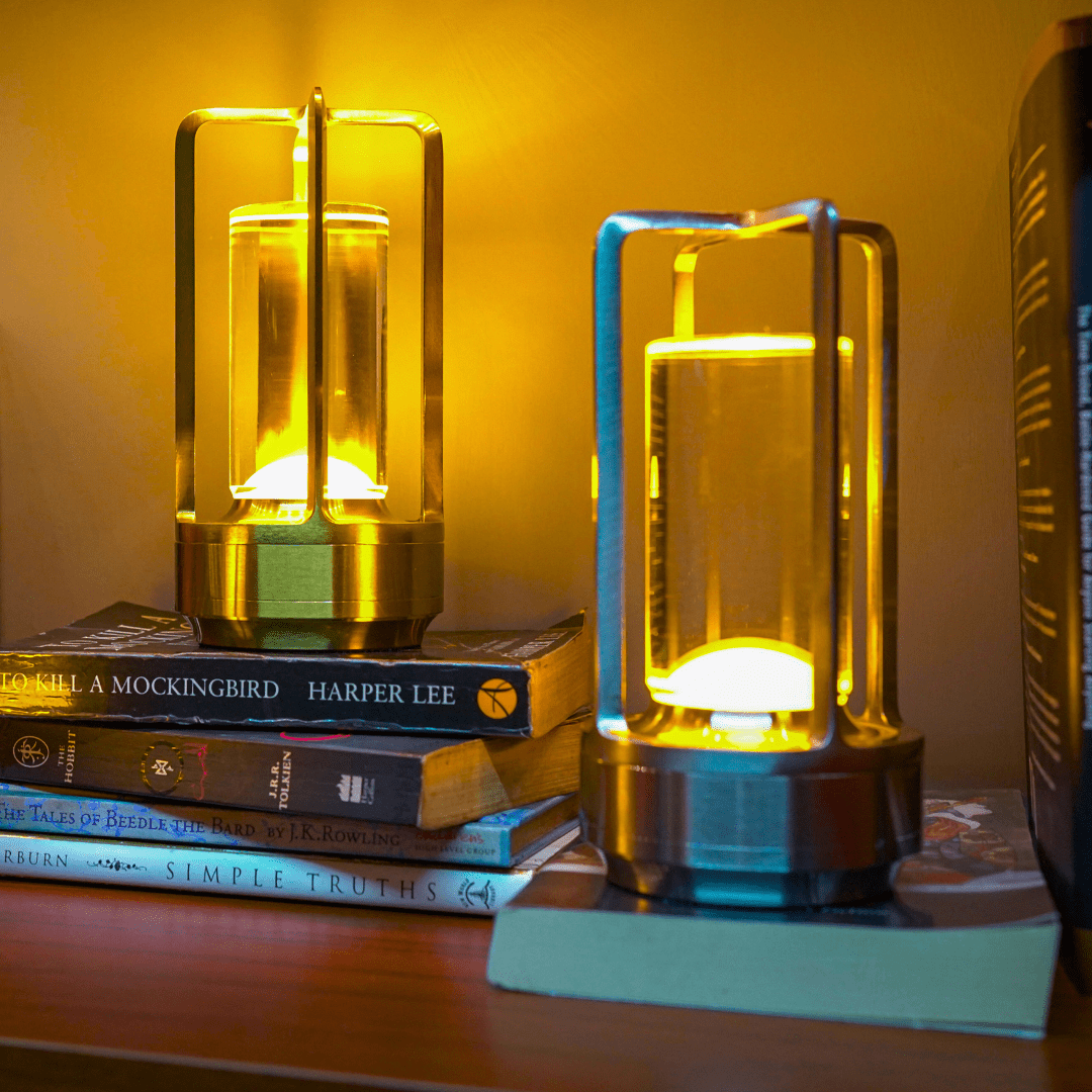 ShineCrate - Elegant Crystal Lantern for Cozy Illumination