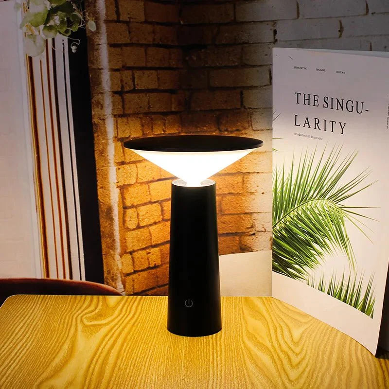 Luxaglow- Modern Wireless Table Lamp with Bright LED Light