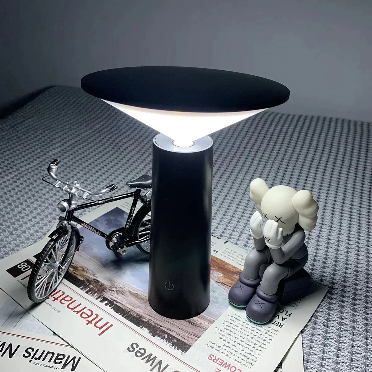 Luxaglow- Modern Wireless Table Lamp with Bright LED Light